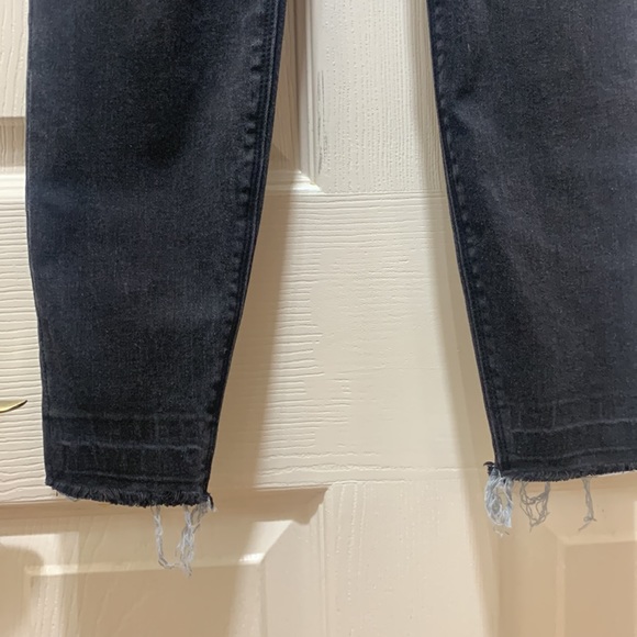 SPANX Vintage Black Goth Girl Distressed Skinny Jeans Sz Small - Picture 10 of 14